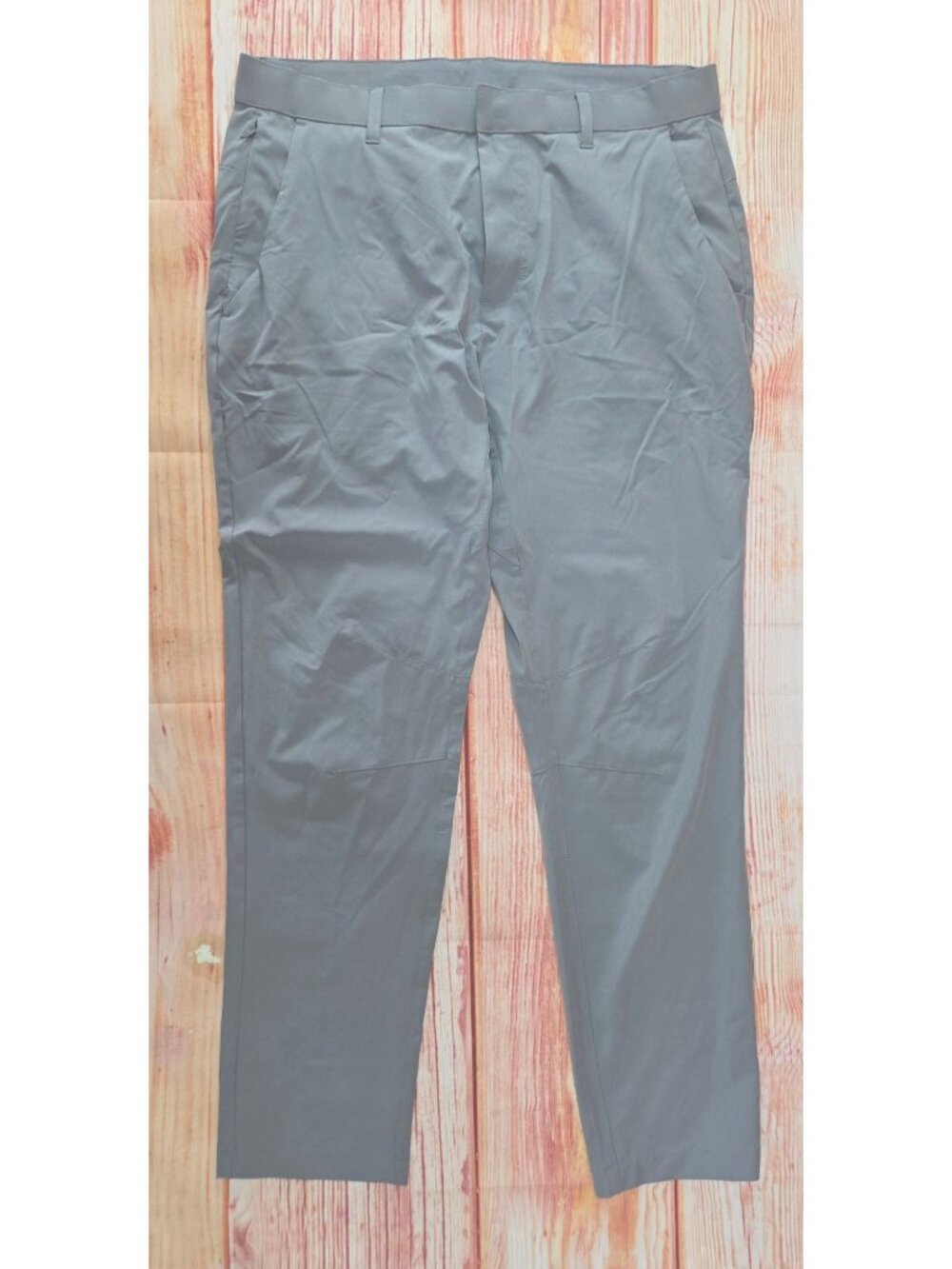 Fabletics Mens Gray Performance Fit Athletic Pants Size 33x32 Lightweight